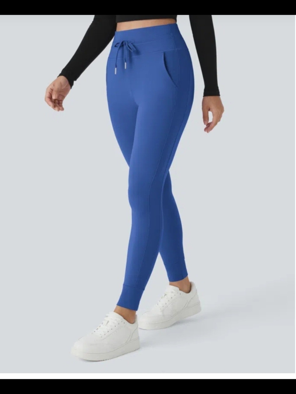 HALARA Royal Blue High-Rise Jogger Leggings - Picture 2 of 7